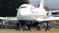 Former British Airways Boeing 747-436- Now currently being scrapped for parts